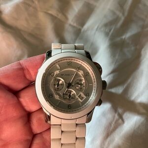 Michael Kors White Luxury Chronograph Watch